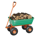 Heavy Duty 4 Cu Ft 1200Lbs Utility Wagon with 10" No-Flat Tires P112978