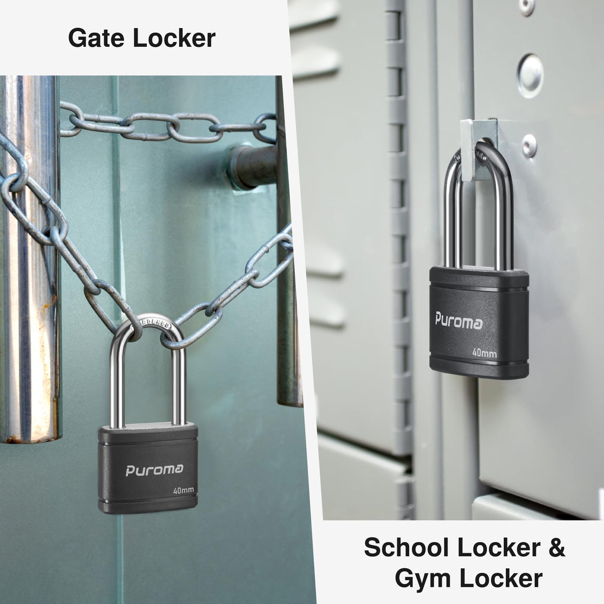 4 Keyed Padlock 6 Keys Alike 40mm N19749