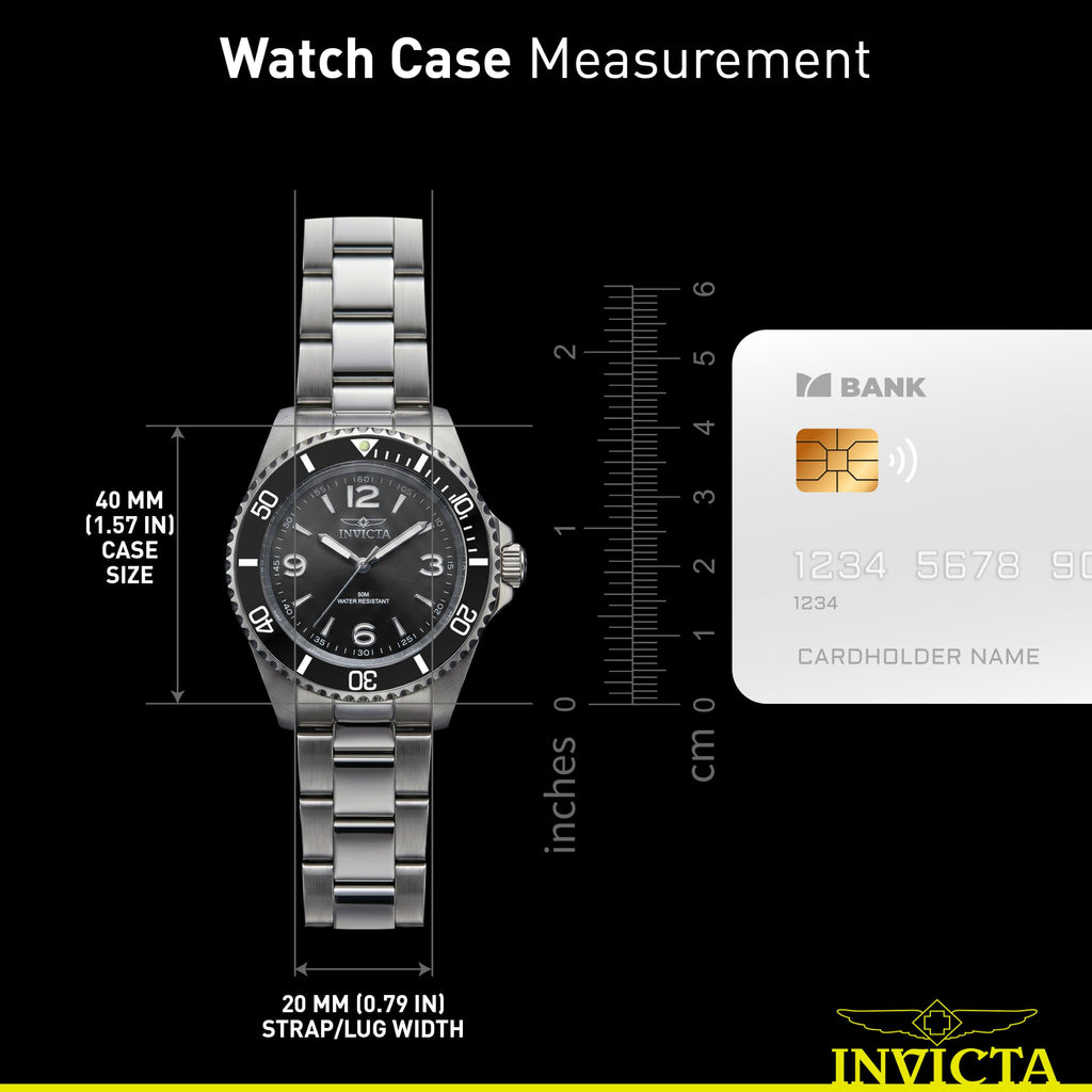 Mens Stainless Steel 40mm Watch P5187