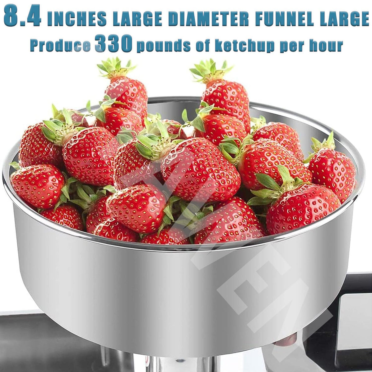 450w Stainless Steel Electric Tomato Strainer U876595