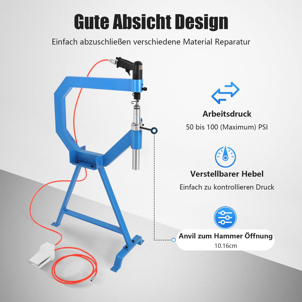 Pneumatic Planishing Hammer with Pedal and Stand B47211