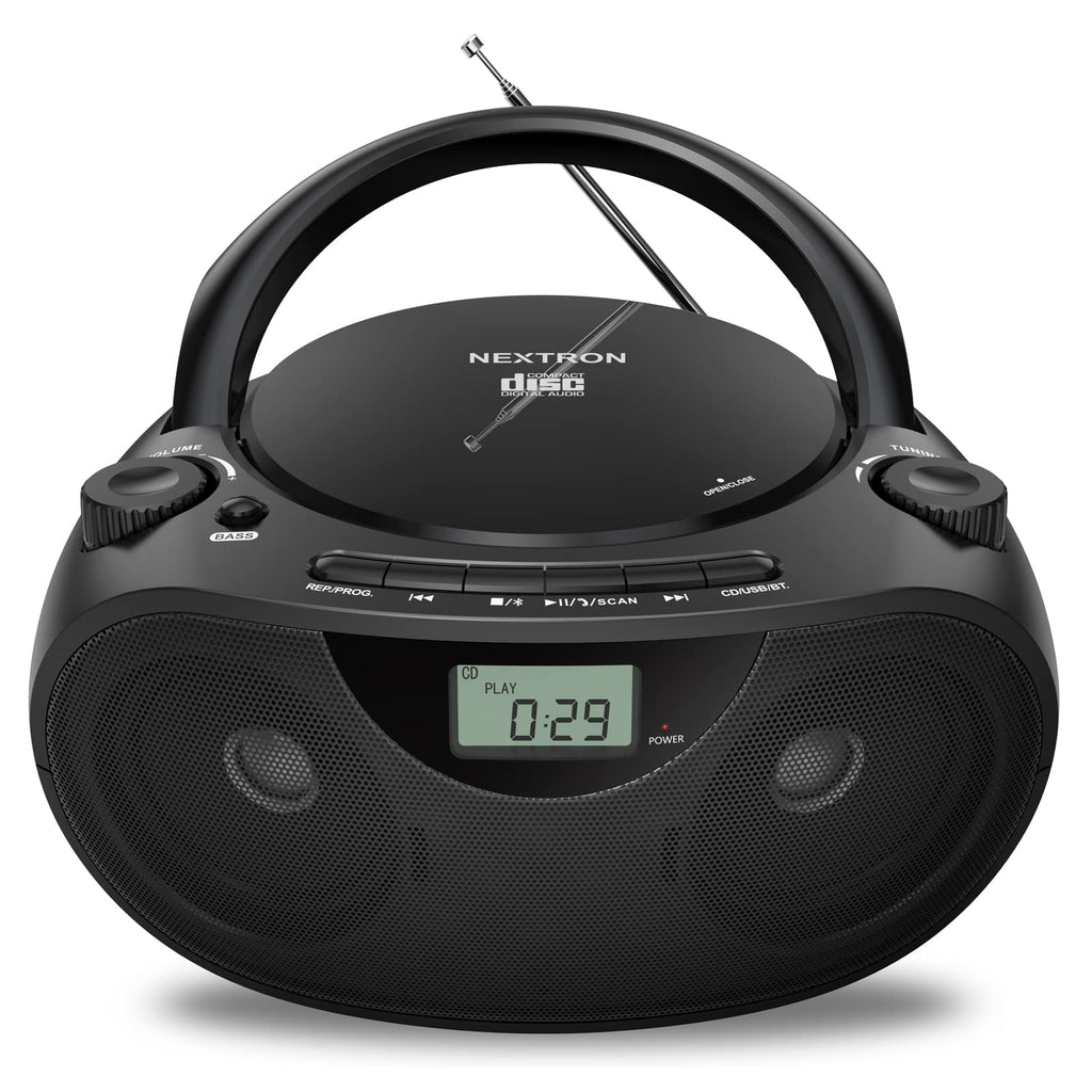 Portable CD Player Boombox with Bluetooth J363