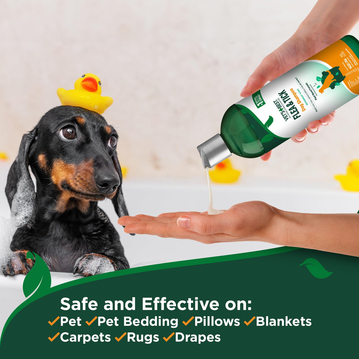 32 oz Flea and Tick Spray + 12 oz Dog Shampoo Y546