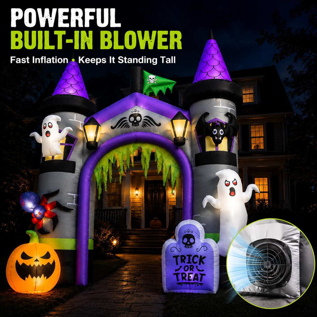 12.5 FT Inflatable Halloween Archway R4207