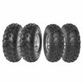 19x7-8 8 Inch All Terrain Tubeless Tire Wheel Assembly 4 Pack U9891