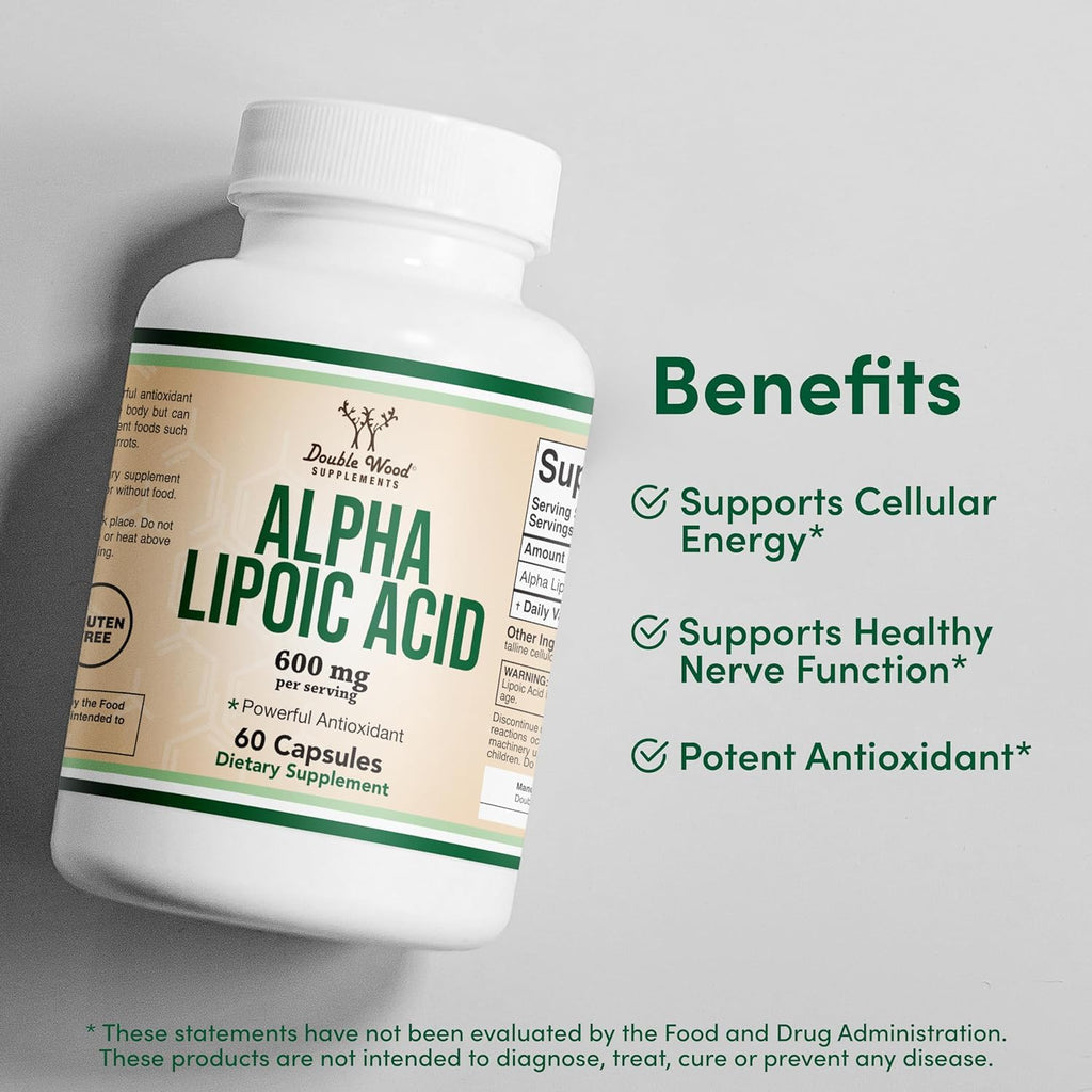 Alpha Lipoic Acid 600mg 60 Capsules Z70146