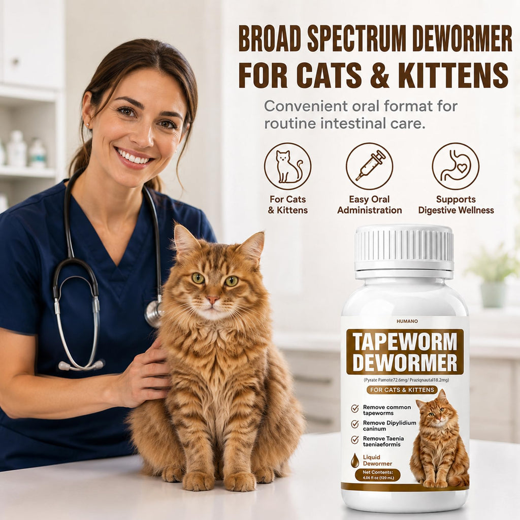 Broad Spectrum Cat Tapeworm Dewormer R7506