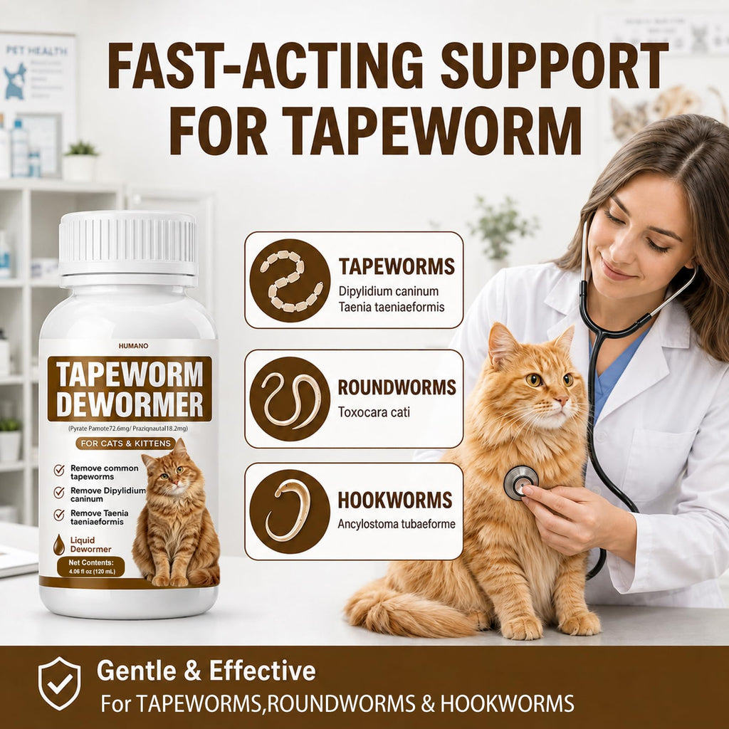 Broad Spectrum Cat Tapeworm Dewormer R7506