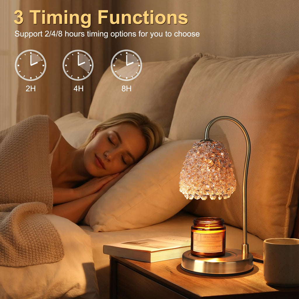 Electric Candle Warmer Lamp with Timer Dimmer X3555
