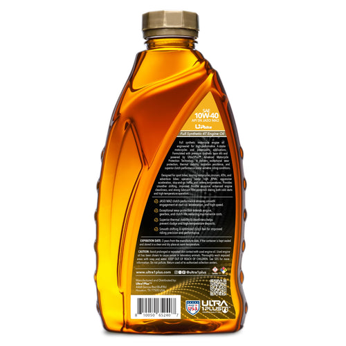 10W-40 Full Synthetic Motorcycle Oil 6 Quarts B430