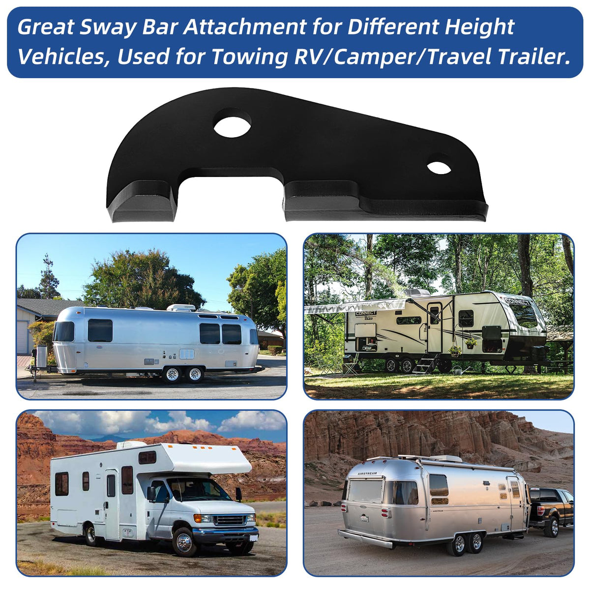 Anti Sway Trailer Hitch Ball Mount Adapter T569