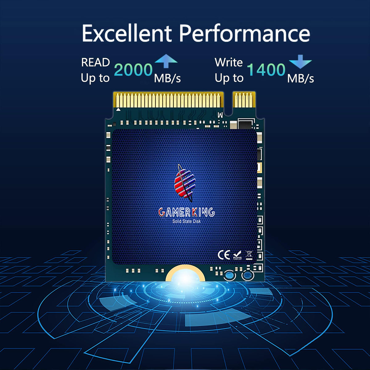 128GB M.2 2230 NVMe PCIe Gen 3.0X4 Internal SSD U5063