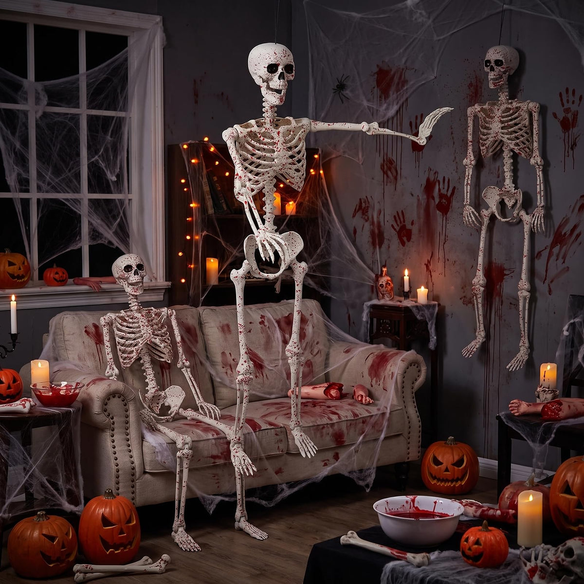 Life Size Posable Skeleton D36034