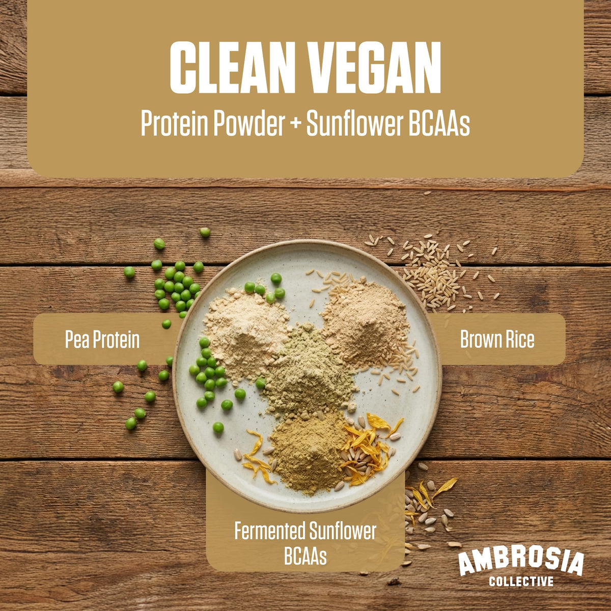 Plant Based Vegan Pea Protein Powder 20g Vanilla U4691