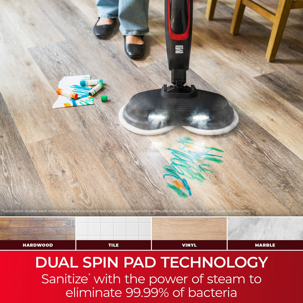 Corded Steam Spin Mop A345