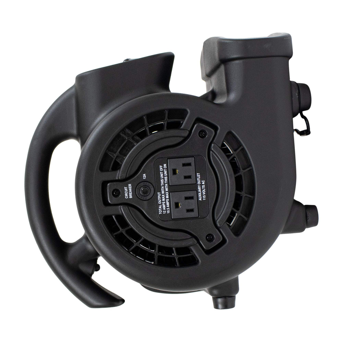 138 W 600 CFM Centrifugal Air Mover, Carpet Dryer, Floor Fan, Blower, Black D400344