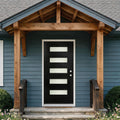 36" x 80" Left Hand Inswing Exterior Door with White Frame F402542