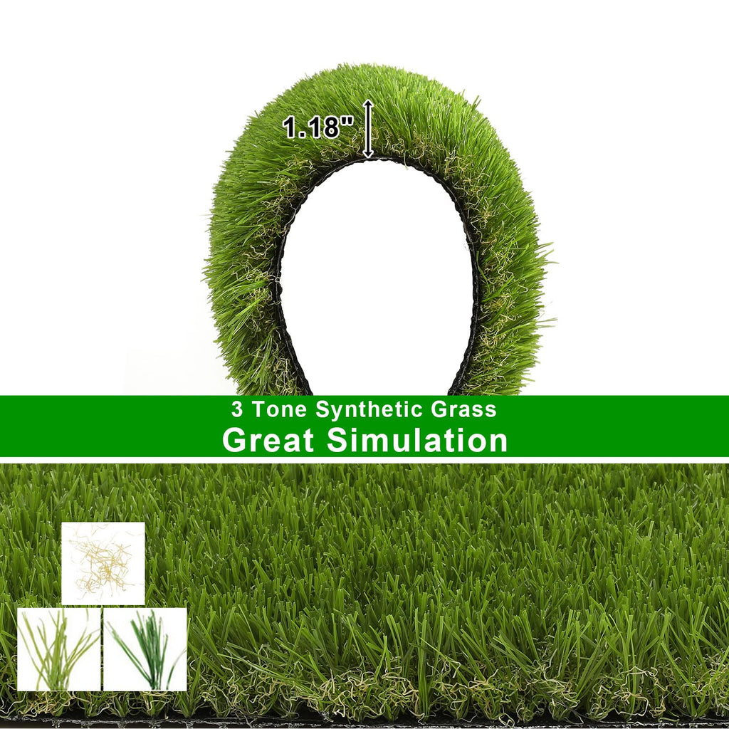 20x25 inches Artificial Grass Pad with Drainage Holes O652767