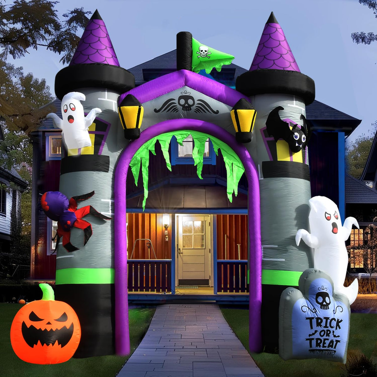 12.5 FT Inflatable Halloween Archway R4207