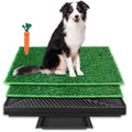 Large Dog Grass Pad with Tray and 2 Artificial Pee Grasses H12954
