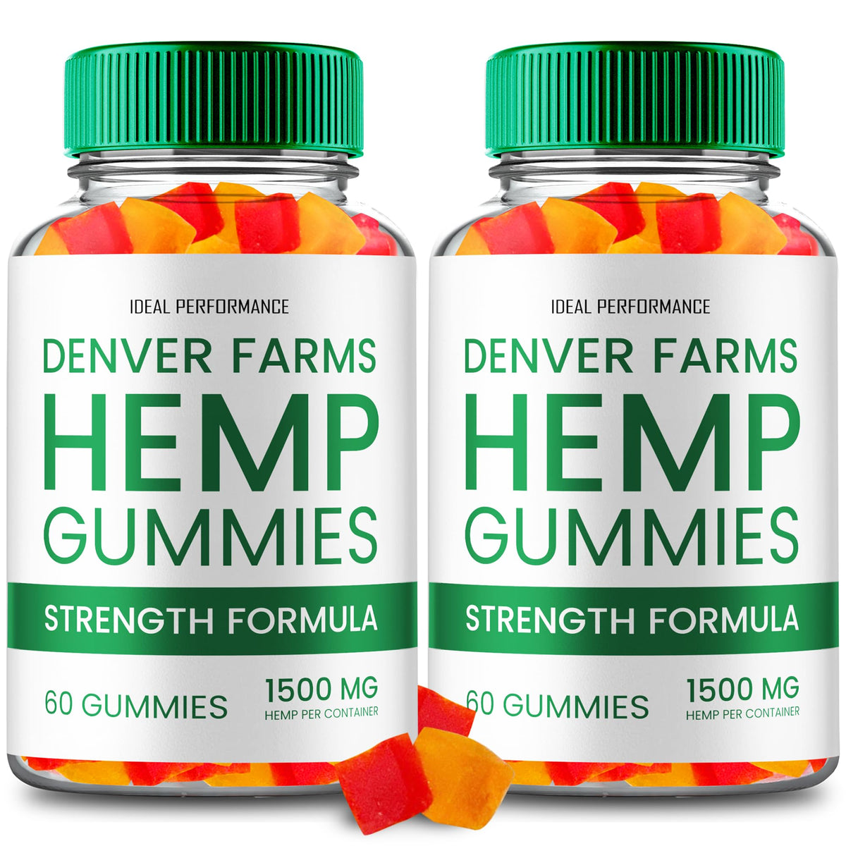 Maximum Strength All Natural Hemp Gummies 2 Pack S895230