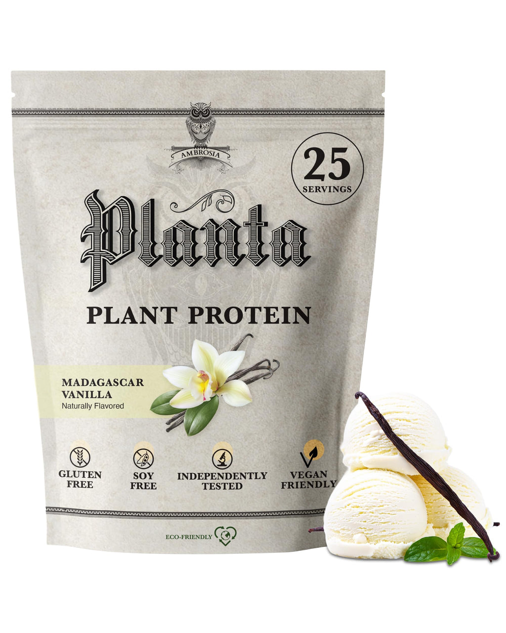 Plant Based Vegan Pea Protein Powder 20g Vanilla U4691