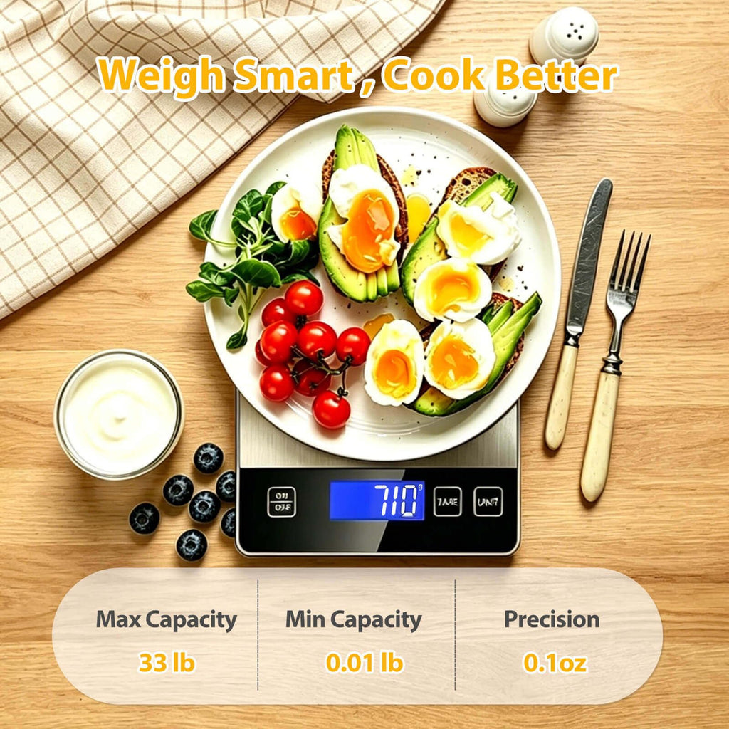 33lb Digital Stainless Steel Food Scale P203