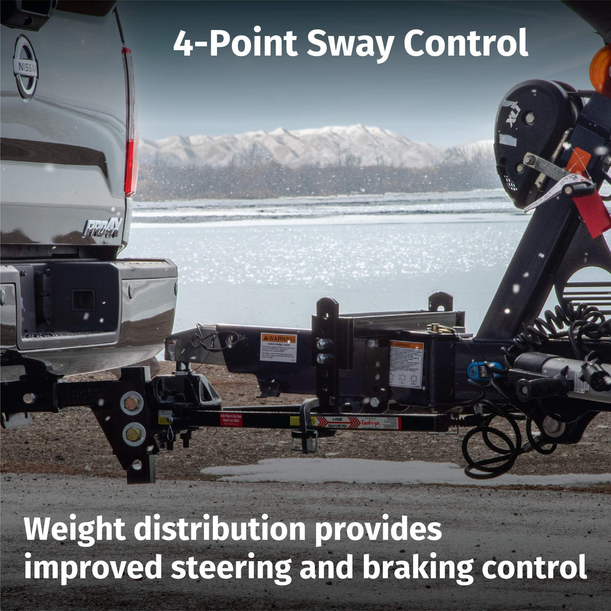 4-point Sway Control Hitch, 10,000 Lbs Trailer Weight Rating K43508