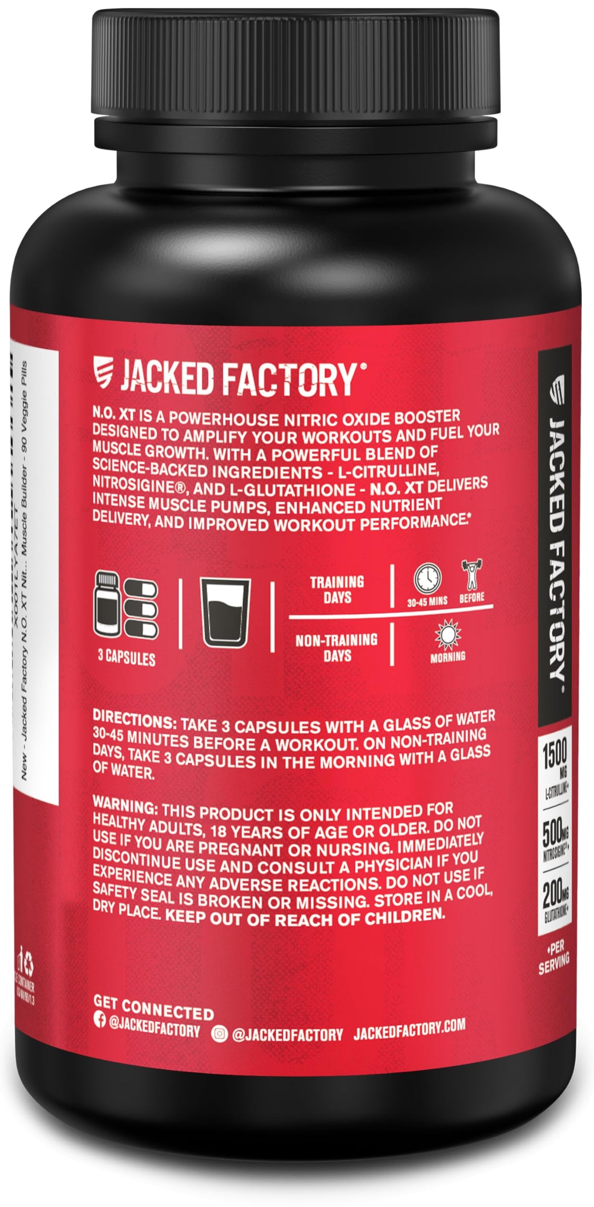 90 Caps Nitric Oxide Supplement Q170507