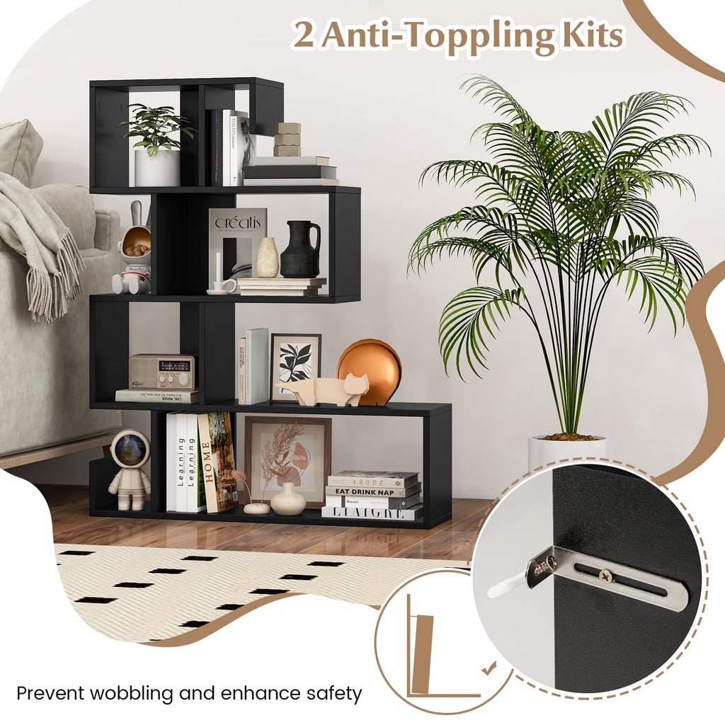 5-Tier Geometric Bookshelf G65544