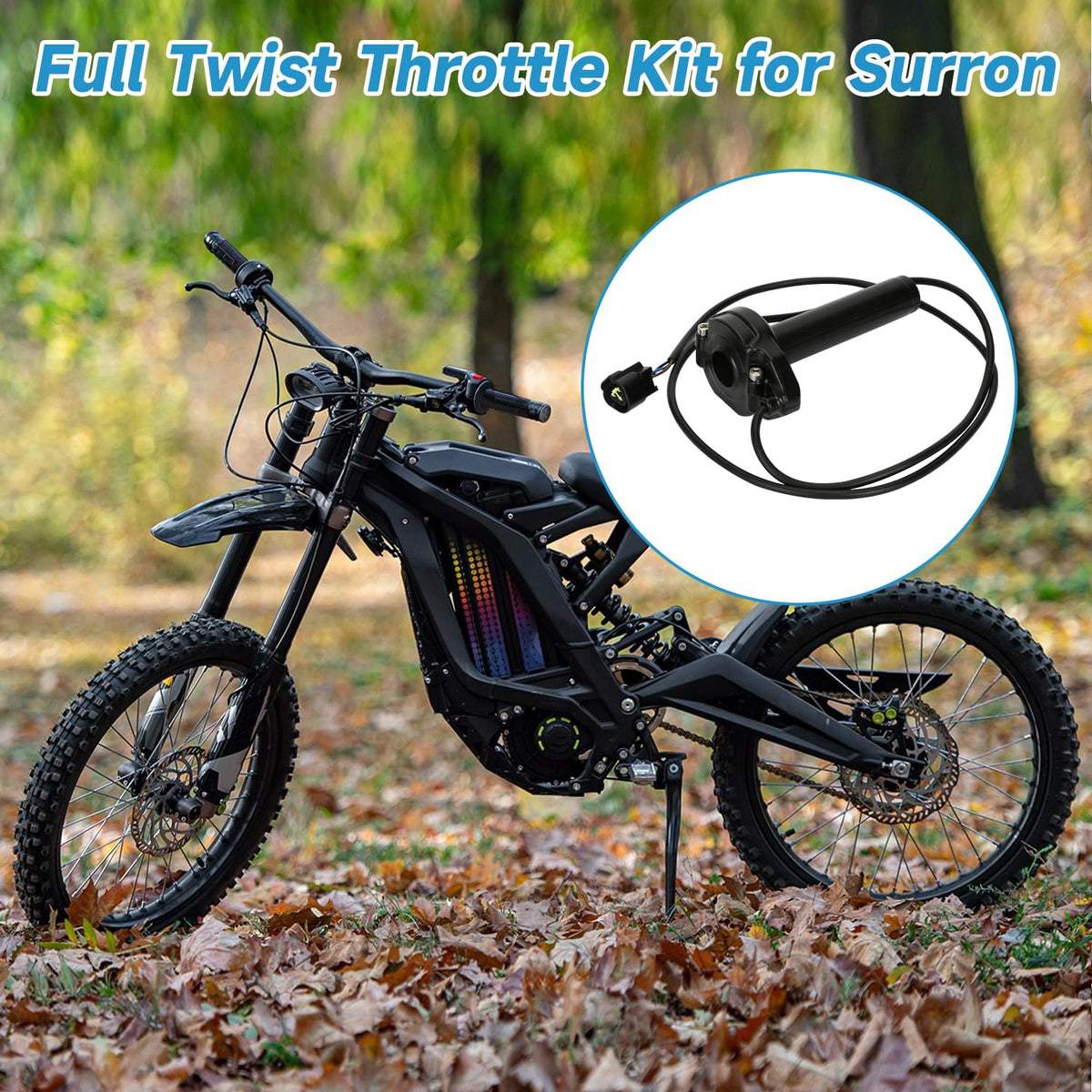 Throttle Handle Kit Replacement for Electric Dirt Bike K637647