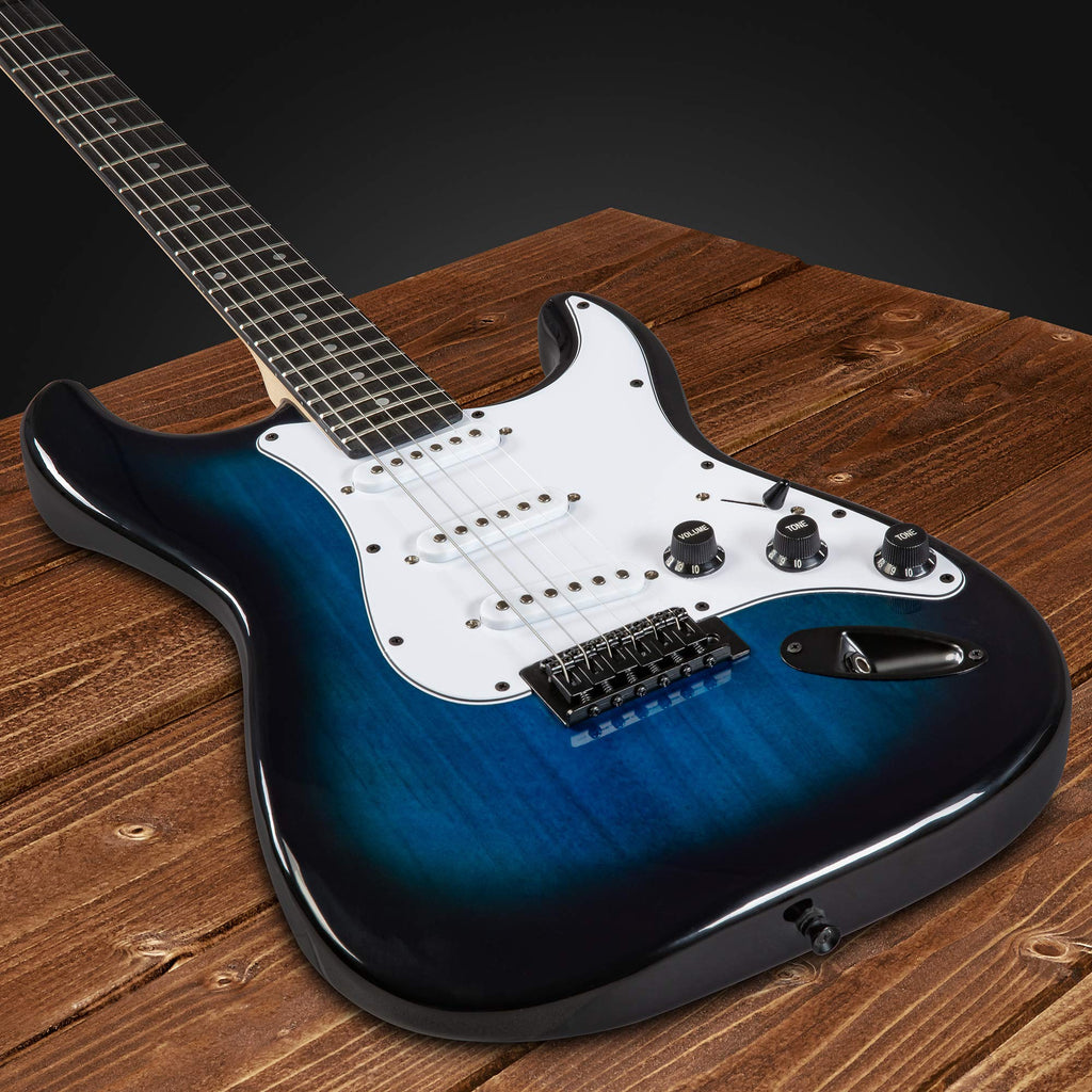 39 inch Electric Guitar Kit with Amplifier Blue H3533