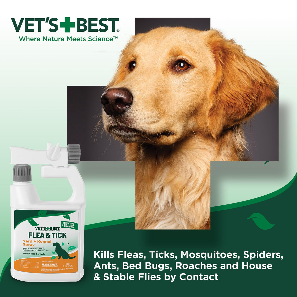 32 oz Flea and Tick Spray + 12 oz Dog Shampoo Y546
