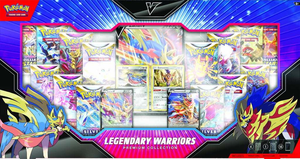 Pokemon TCG 14 Booster Packs Premium Collection Box E171