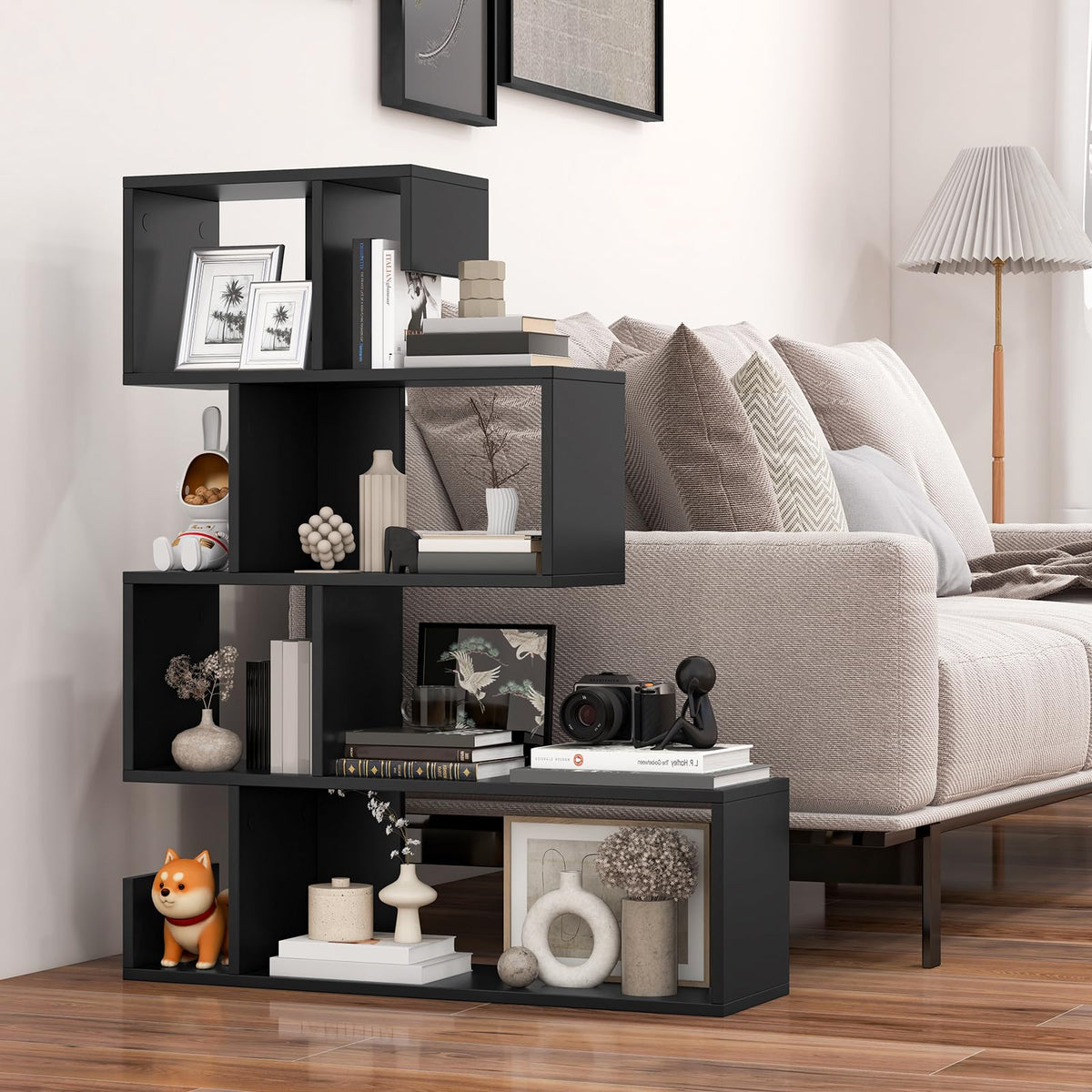 5-Tier Geometric Bookshelf G65544