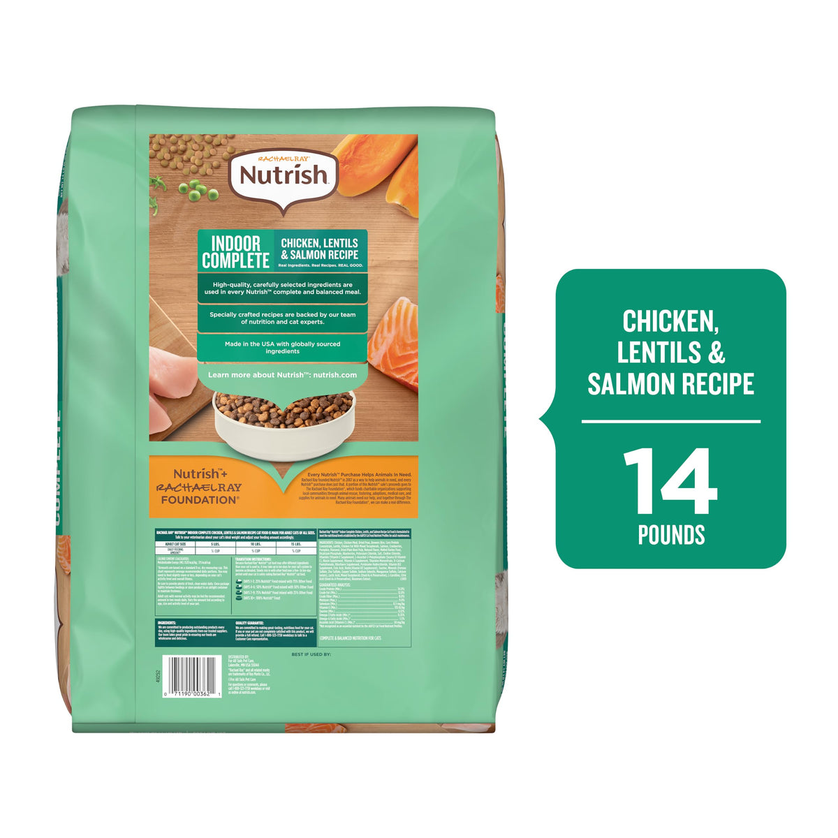 Indoor Complete Dry Cat Food 14 lb. Bag M564