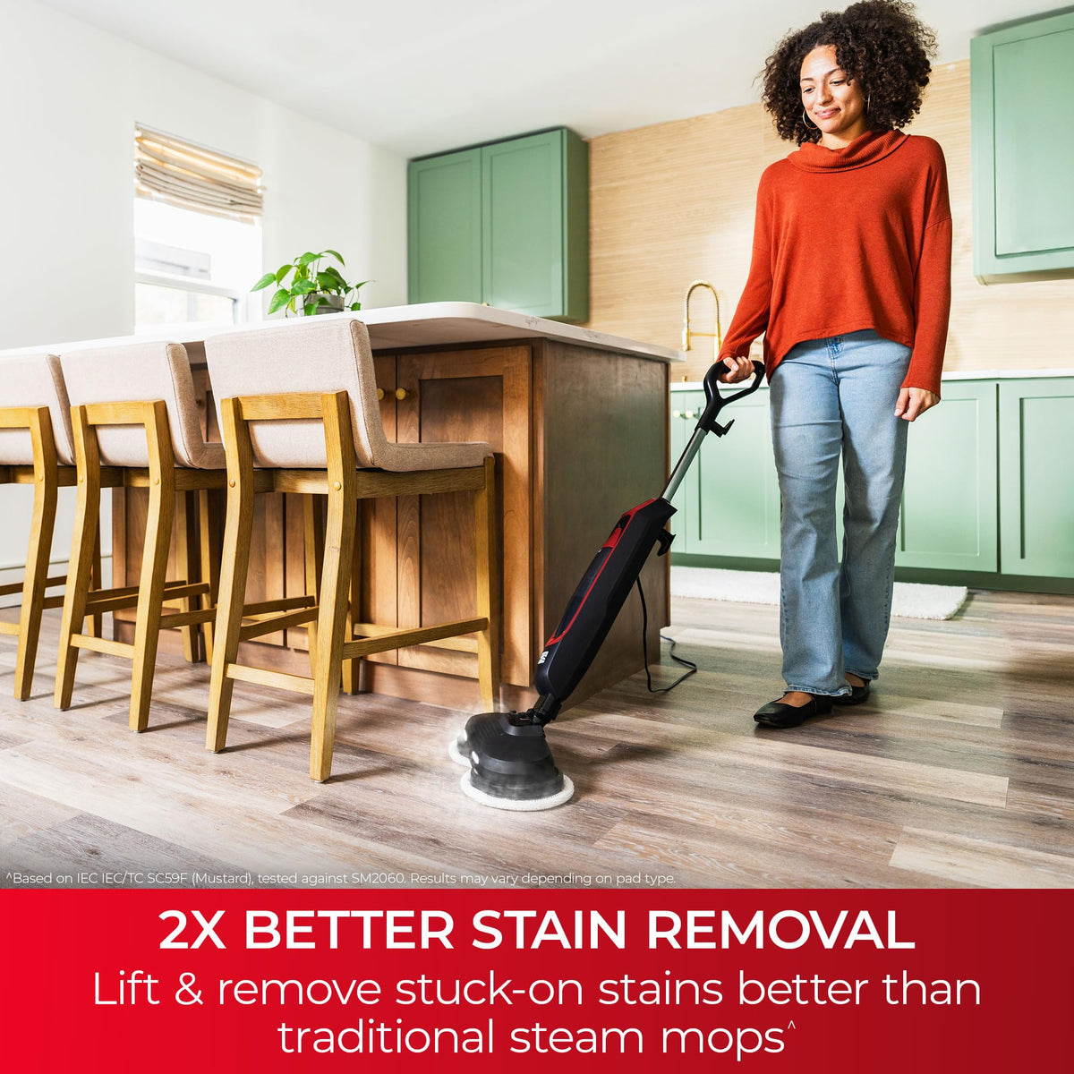 Corded Steam Spin Mop A345