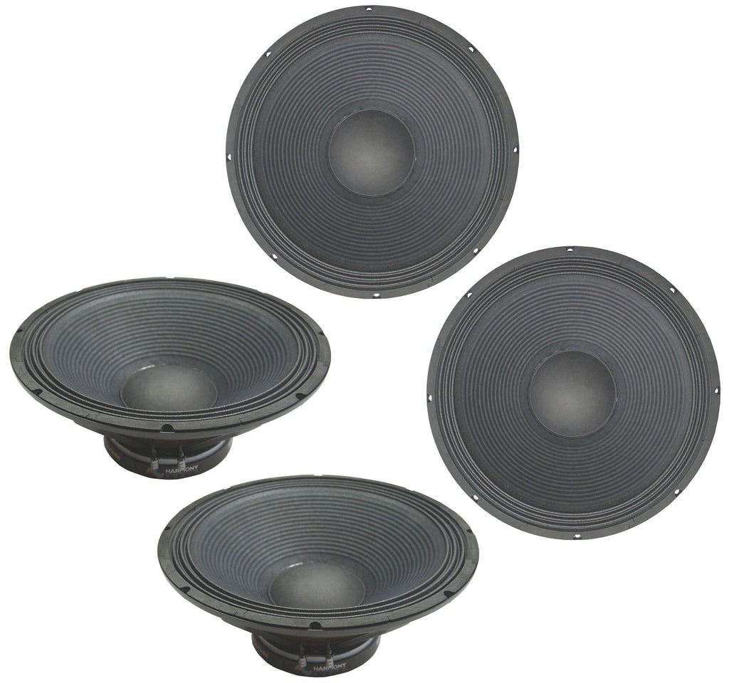 18" 1600W 16 Ohm Subwoofer 4 Pack I837487