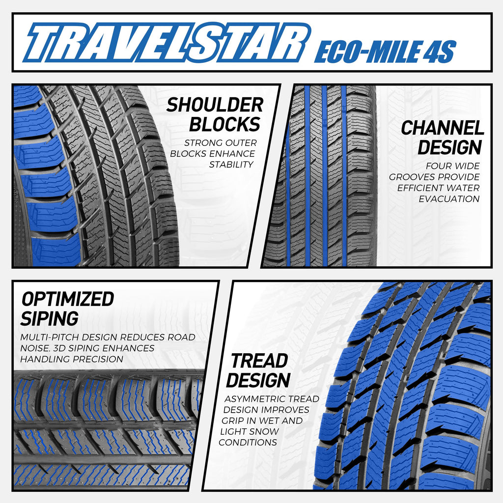 Set of 4 All Weather Tires V912