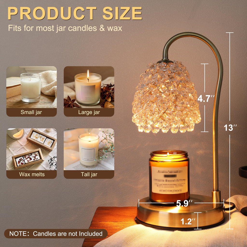 Electric Candle Warmer Lamp with Timer Dimmer X3555