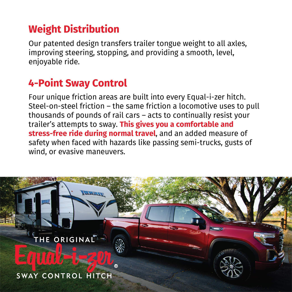 4-point Sway Control Hitch, 10,000 Lbs Trailer Weight Rating K43508