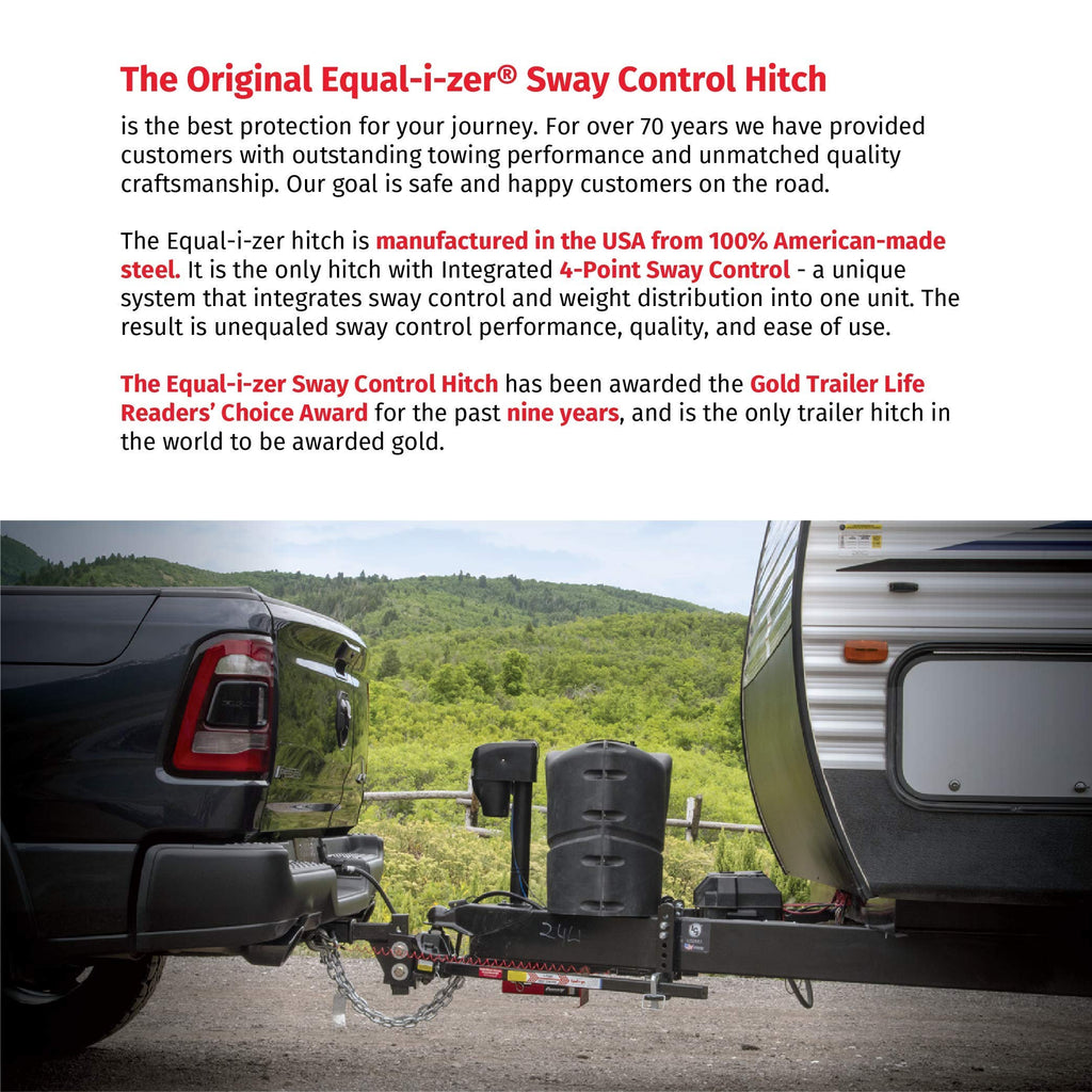 4-point Sway Control Hitch, 10,000 Lbs Trailer Weight Rating K43508